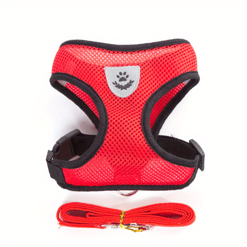 Nightwalk Reflective Vest With Leash For Dogs And Cats