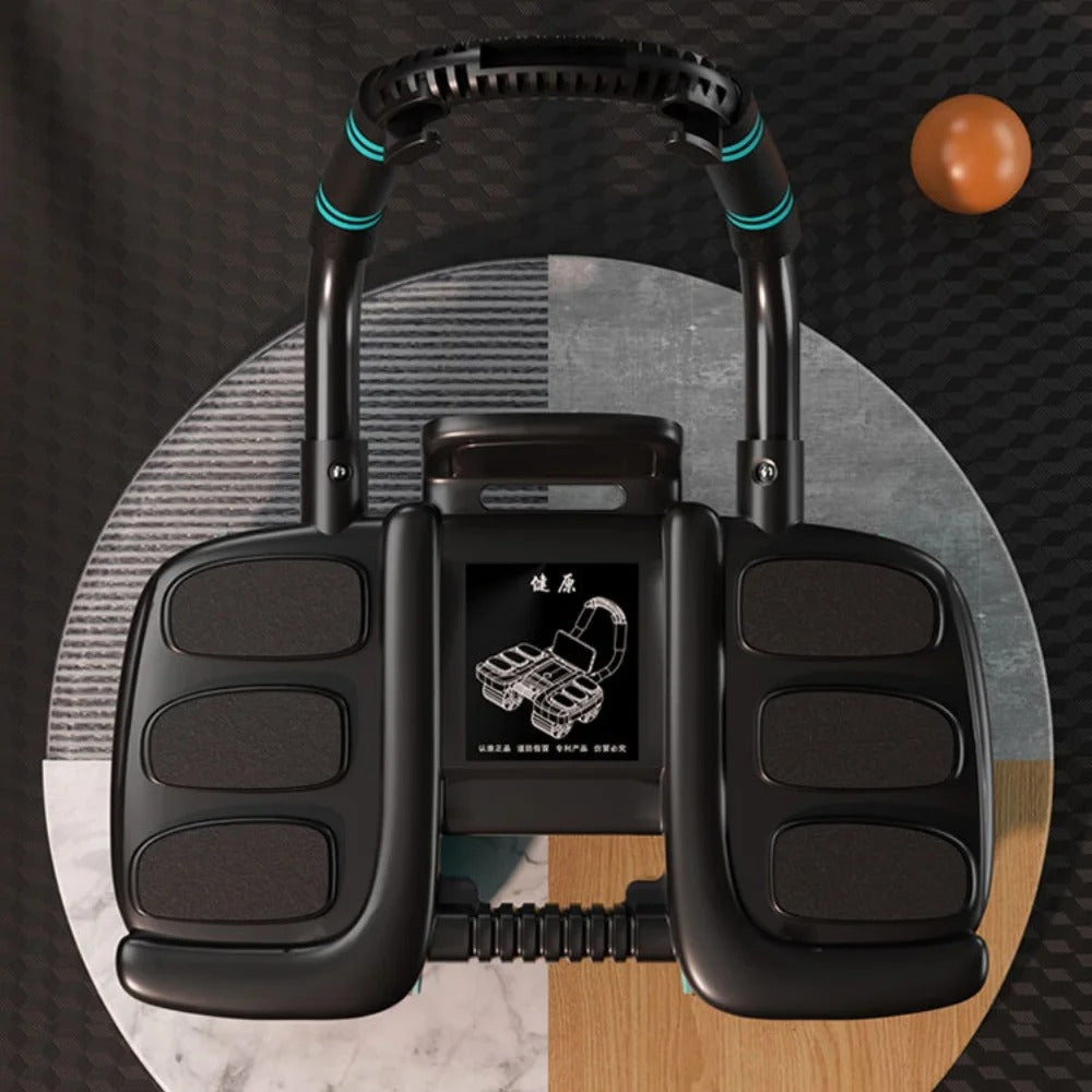 VortexPro Ruota per Addominali per Allenamento del Core con Protezioni per i Gomiti e Rimbalzo Automatico