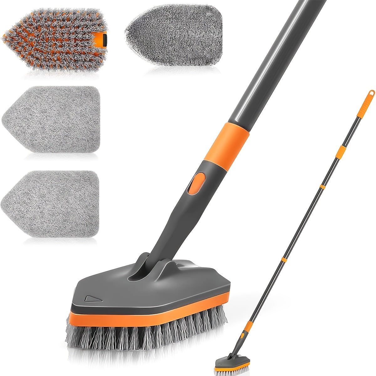Hygienix Çift Kıllı, Zemin ve Fayanslar İçin Banyoya Özel Çıkarılabilir Fırça