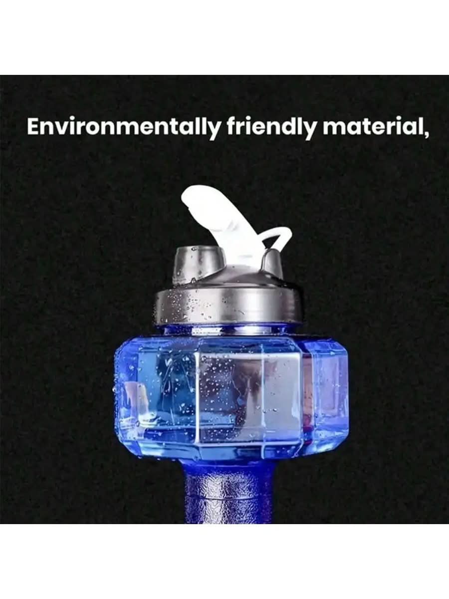 FlexDumbbell Wasserflasche 550ml Zwei-in-Eins Fitnessbegleiter für Fitnessstudio-Besucher