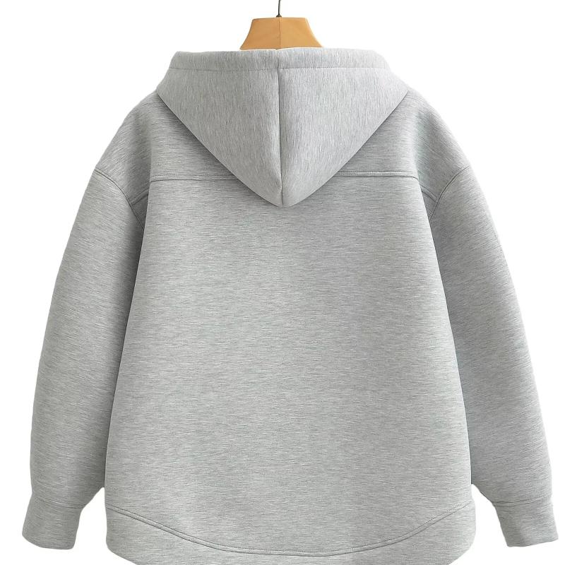 Aster Damen Zip-Hoodie mit großen Fronttaschen für ganzjährigen Komfort