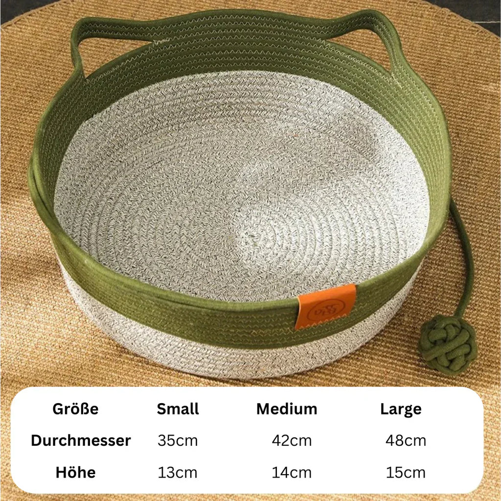 DreamNest Handwoven Rope Bed For Kittens And Cats Collection