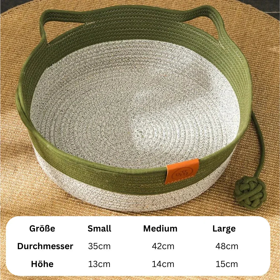 DreamNest Handwoven Rope Bed For Kittens And Cats Collection