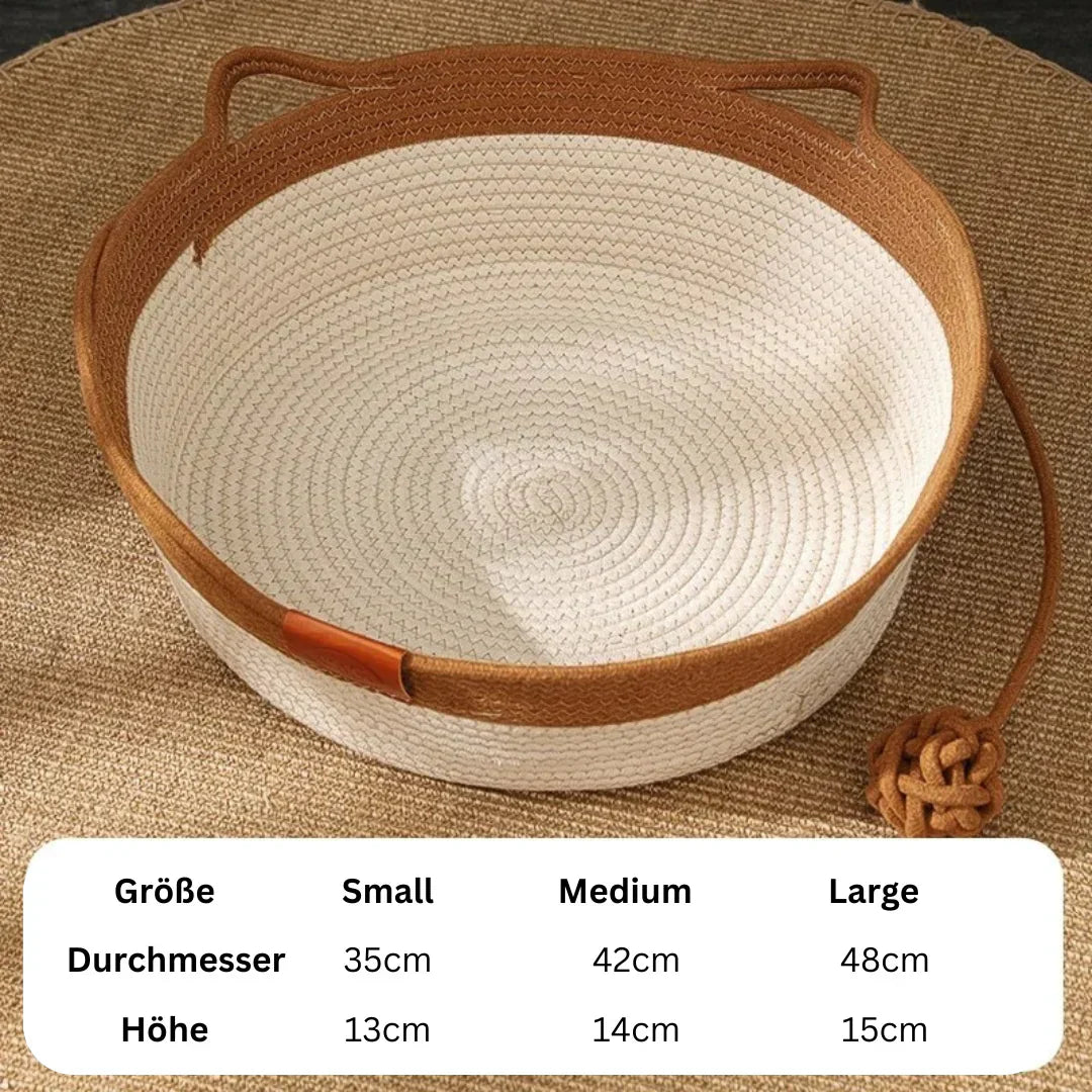 DreamNest Handwoven Rope Bed For Kittens And Cats Collection