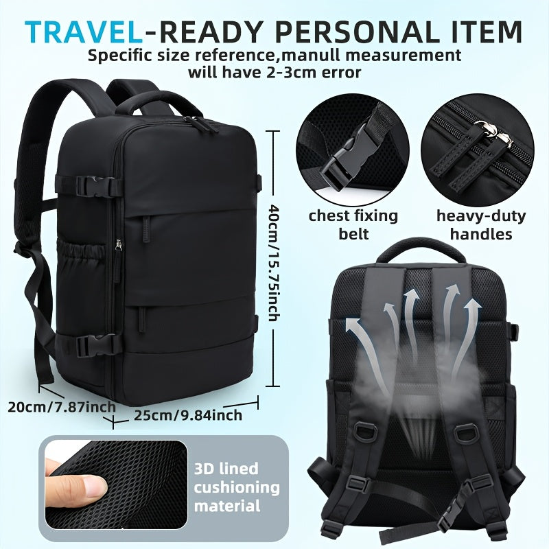 Set de mochila de viaje con aspiradora PackSmart para hombres, mujeres y estudiantes