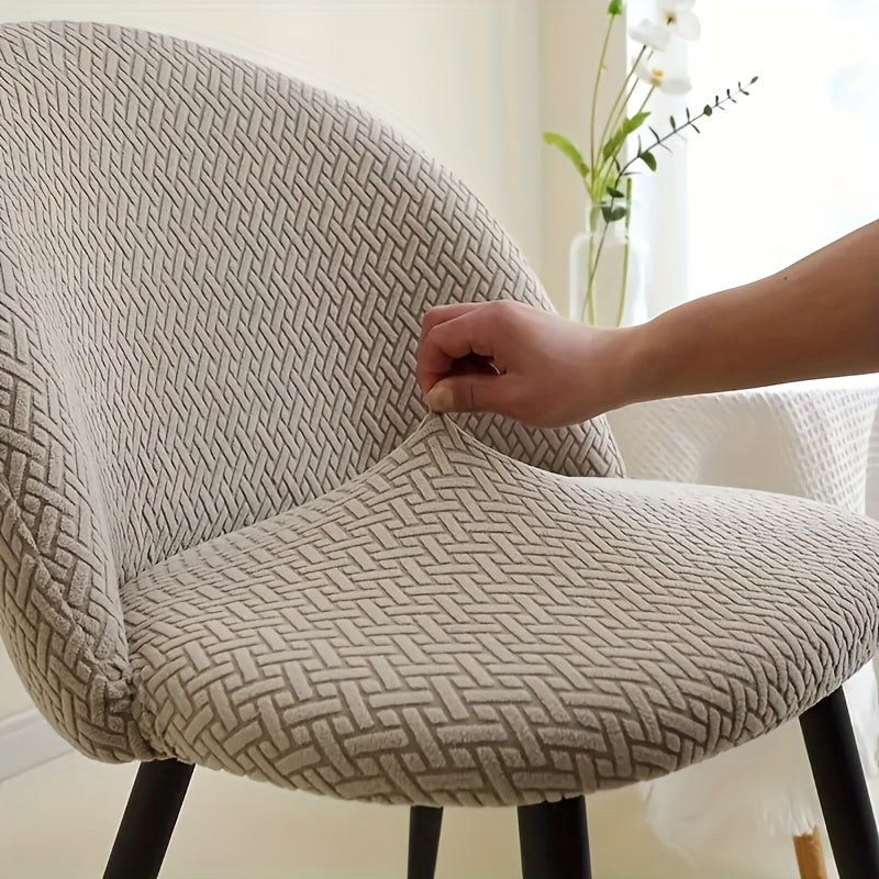 Flexora moderne Stuhlhussen mit Stretch für mühelose Esszimmer-Erneuerung