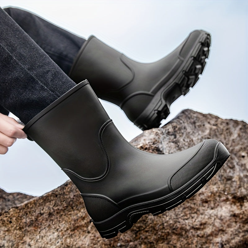 Rainstep Waterproof Mid-Calf Boots For Men And Women