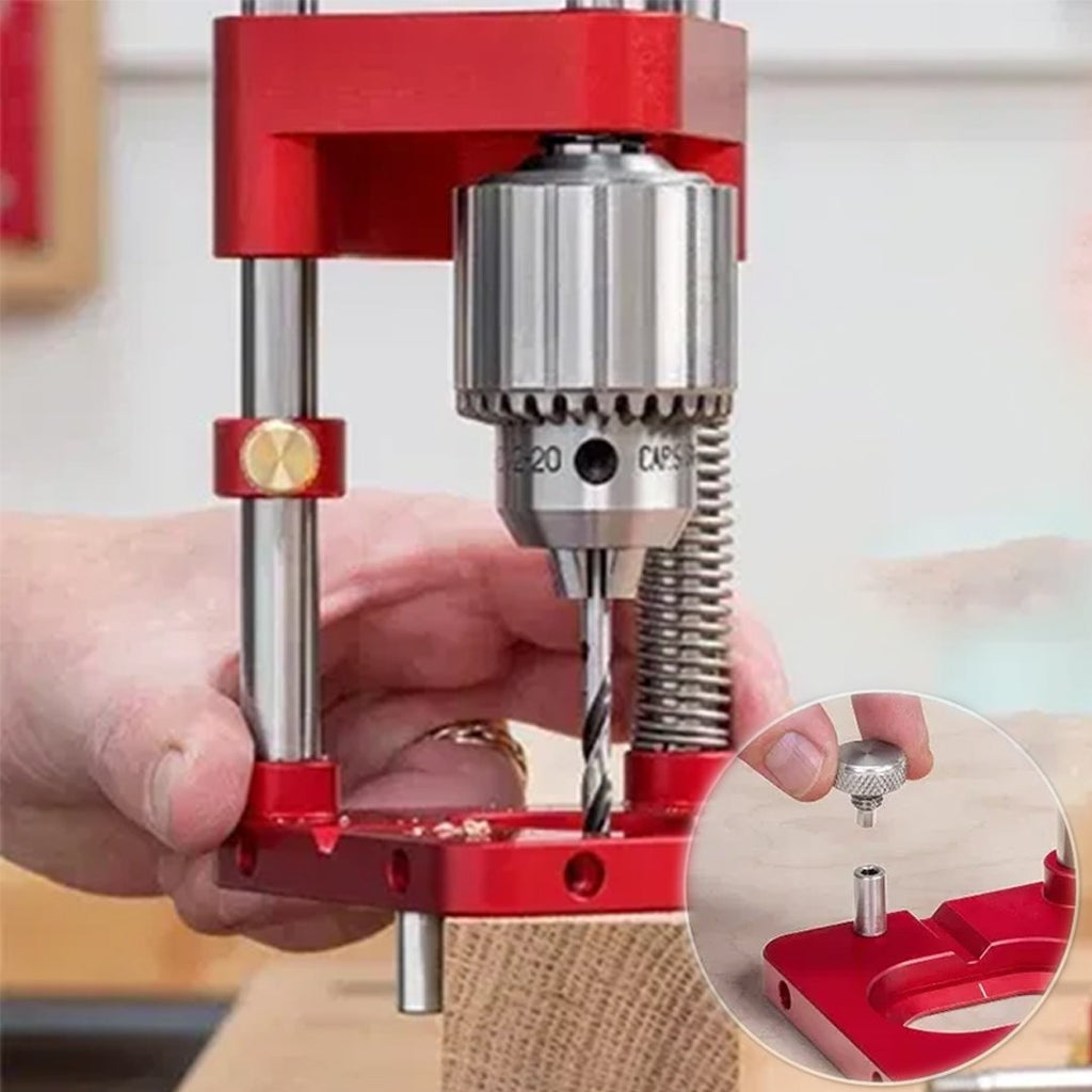 Localisateur de perceuse pour le travail du bois dans tout atelier