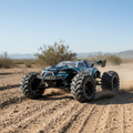 RidgeStorm 1:16 Scale Electric Off-Road RC Truck Featuring LED Headlights