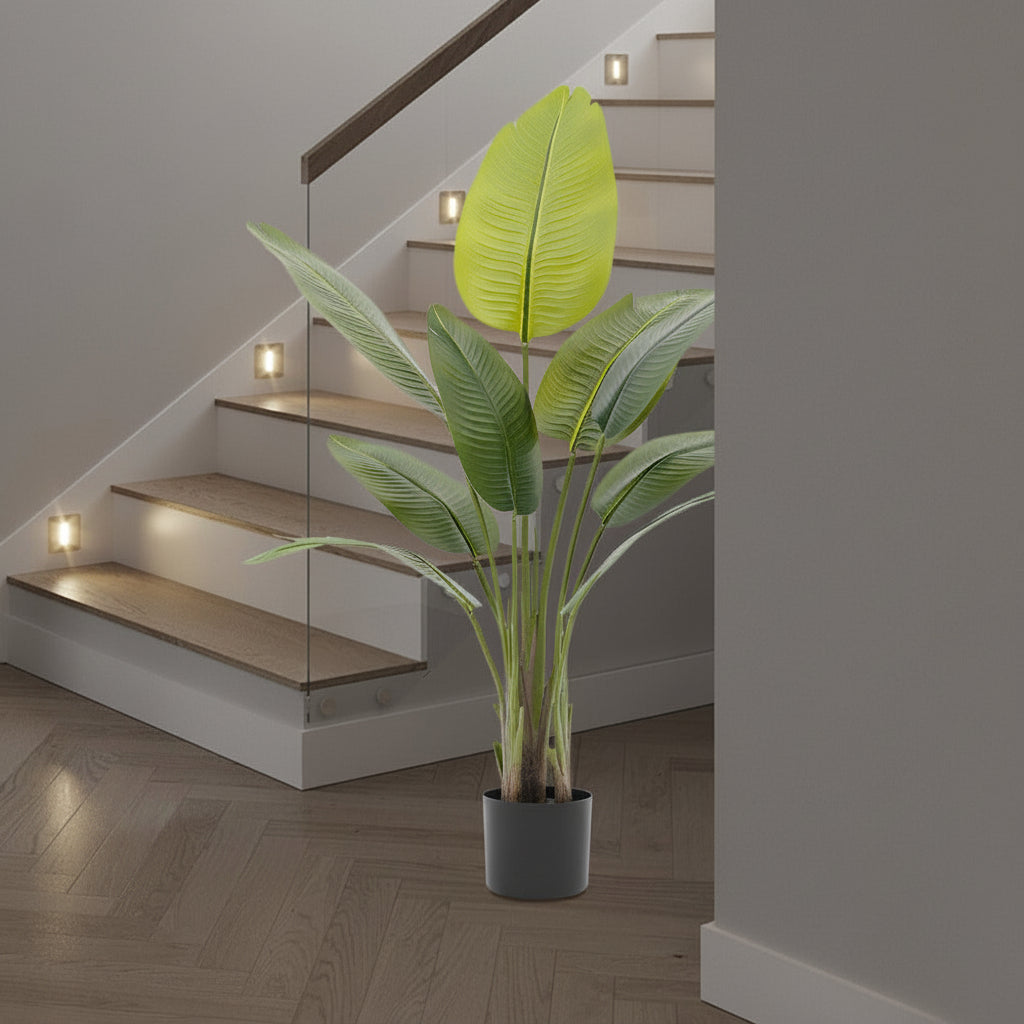 Tropicduo Two Realistic Banana Trees for Home Decor