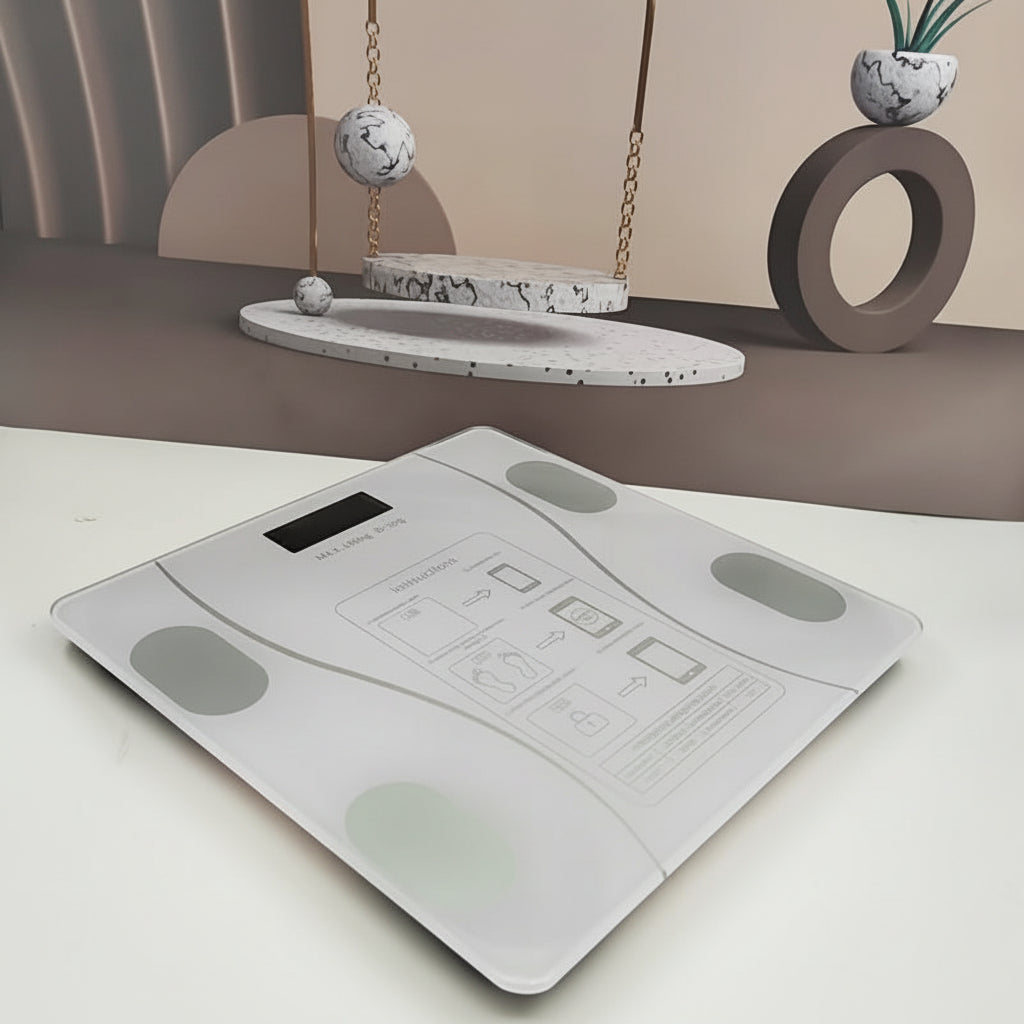 BodyTrack Intelligente Körperwaage mit LCD-Anzeige