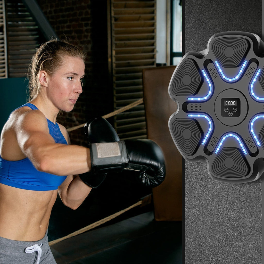 Sistema de Boxeo Rítmico para Entrenamiento en Casa con Guantes