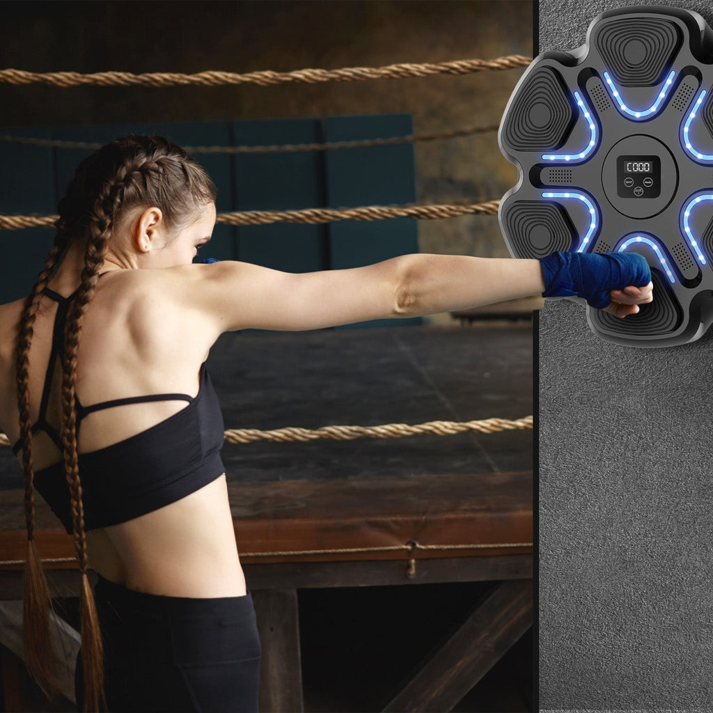 Sistema de Boxeo Rítmico para Entrenamiento en Casa con Guantes