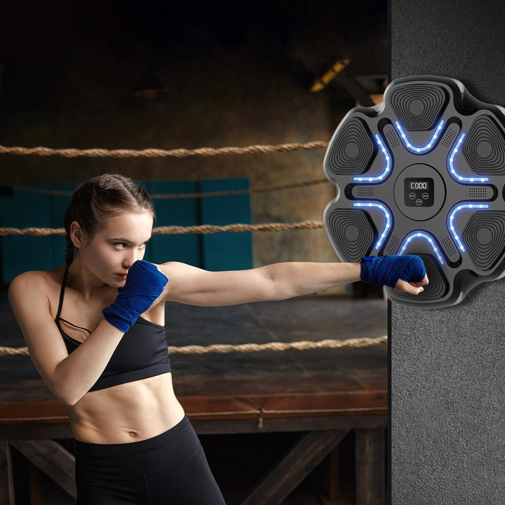 Sistema de Boxeo Rítmico para Entrenamiento en Casa con Guantes