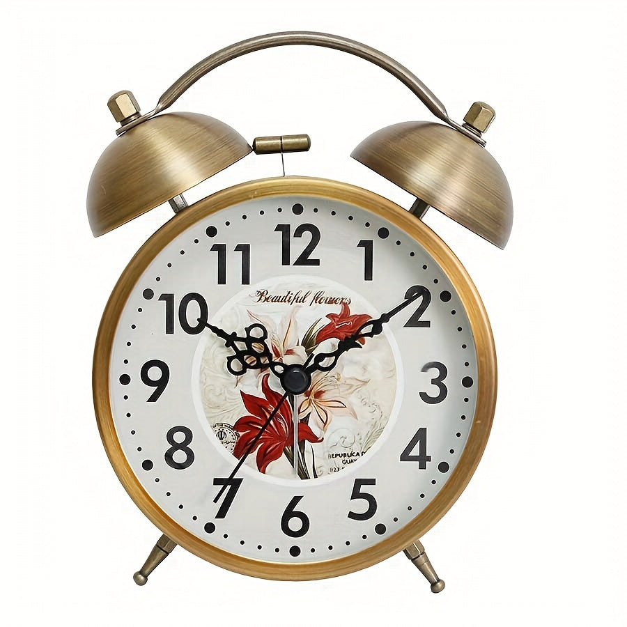 Nordibell Luminous Nordic Alarm Clock In Vintage Style