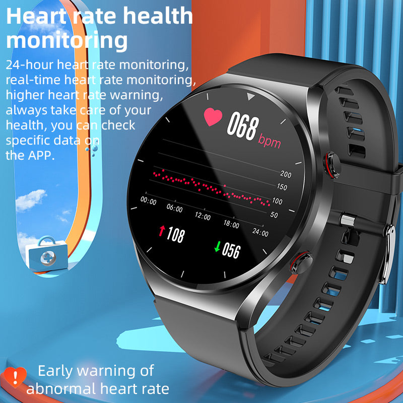 One-Click Wellness Smartwatch Core Health Metrics Tracking