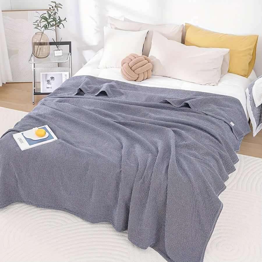 CoolPlaid Baumwoll-Karo-Decke Multifunktional für Zuhause