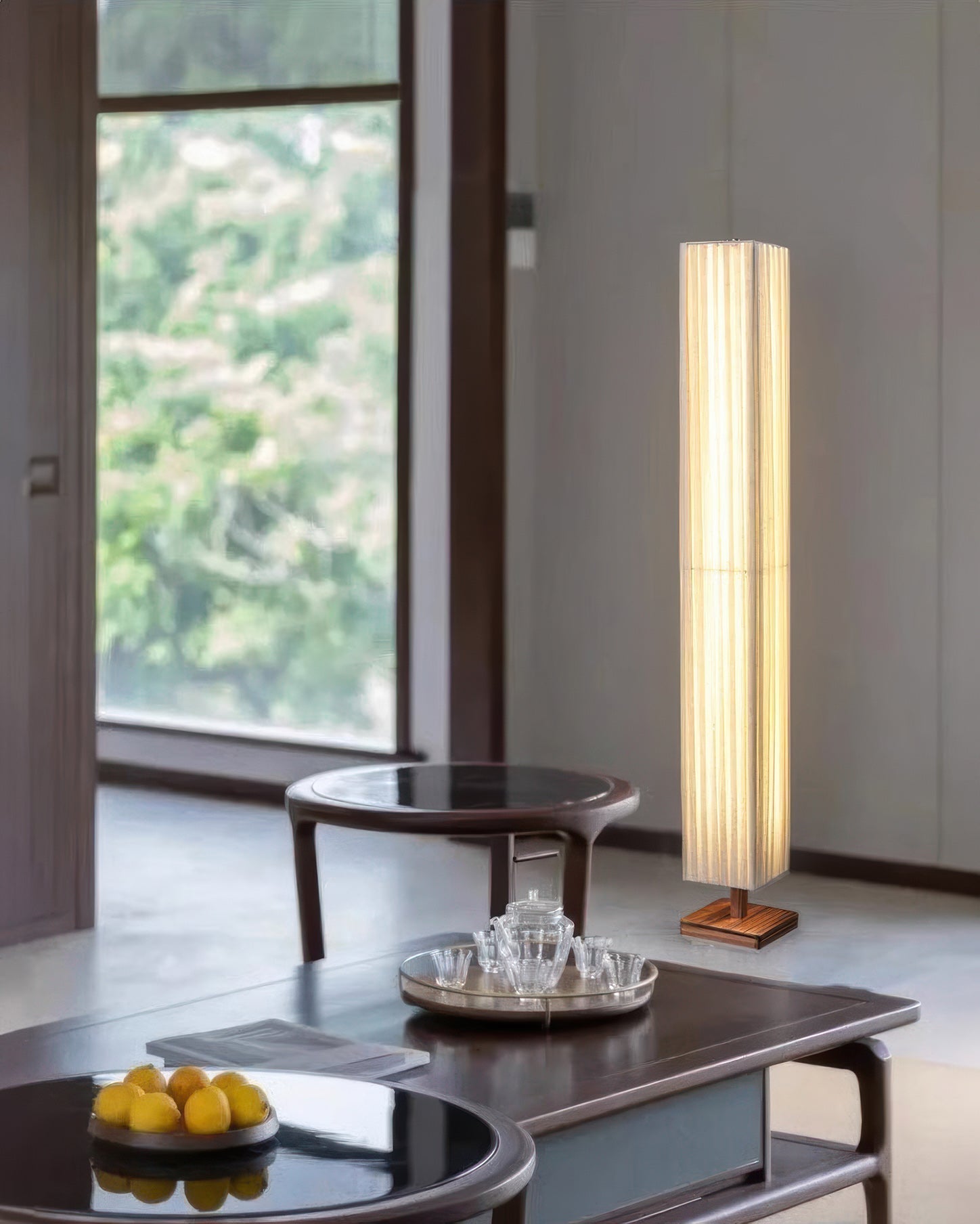 Sylara állólámpa wabi sabi orientális minimalista stílusban nappaliba