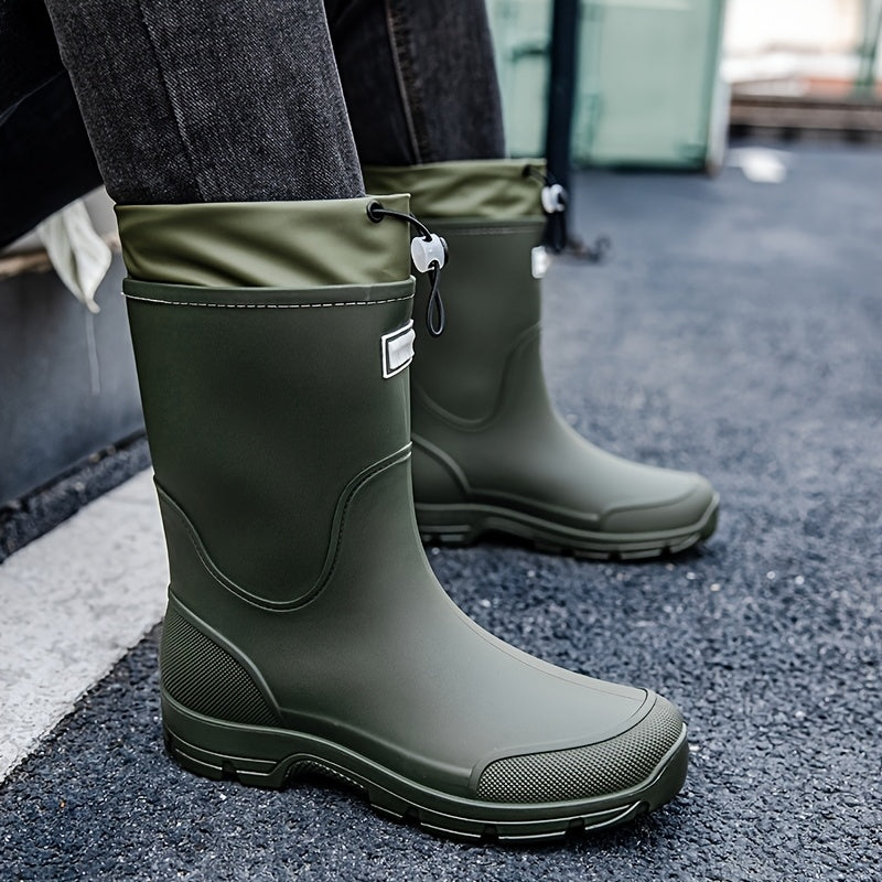 Rainstep Waterproof Mid-Calf Boots For Men And Women
