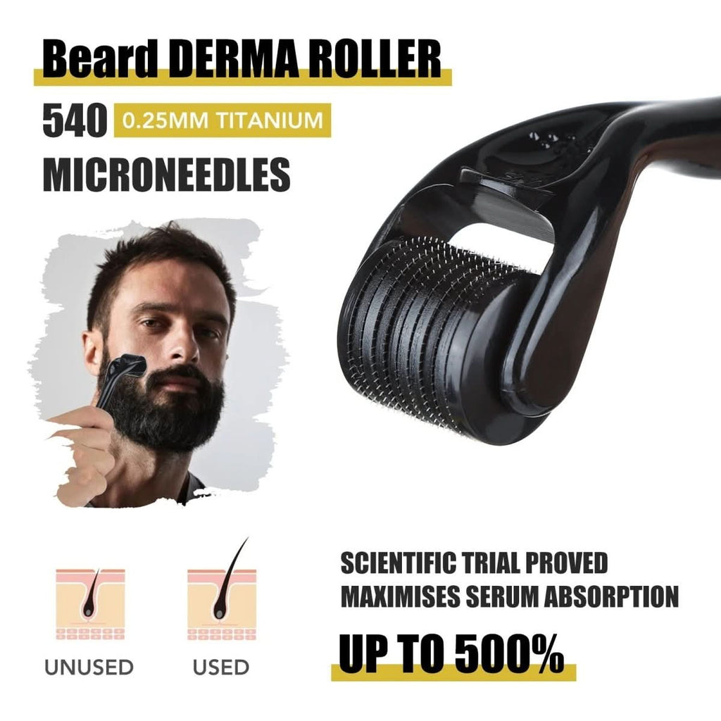 Kit BeardVibe para el Crecimiento de Barba en Zonas Irregulares y para un Crecimiento Saludable de la Barba