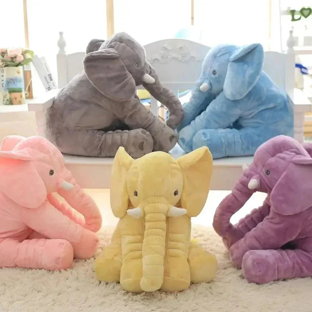 CuddlePals Elephant Plush Pillow For Babies And Kids Soft Nap Time And Play