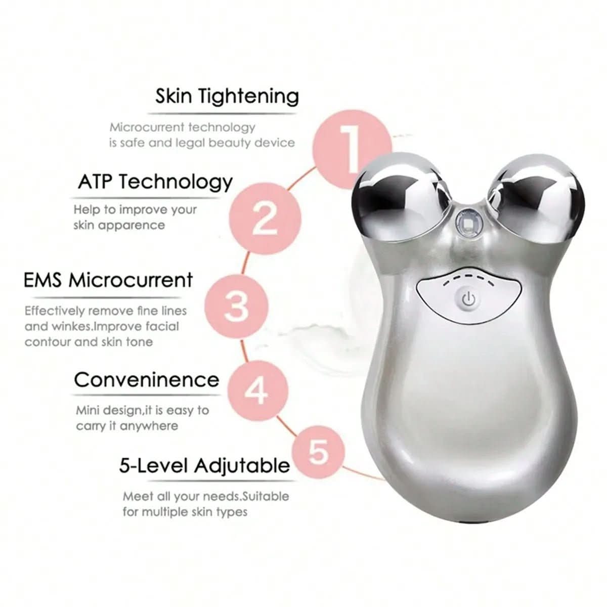 Masajeador Facial de Microcorriente LumaLift para Piel Madura Más Firme y Suave