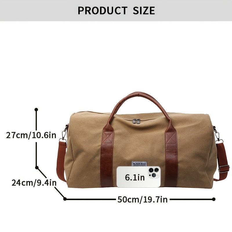 Borsa da viaggio Luxibag Vintage lavata con organizer multiuso e grande capacità
