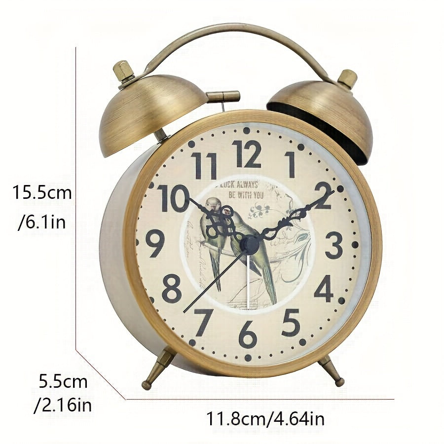 Nordibell Luminous Nordic Alarm Clock In Vintage Style