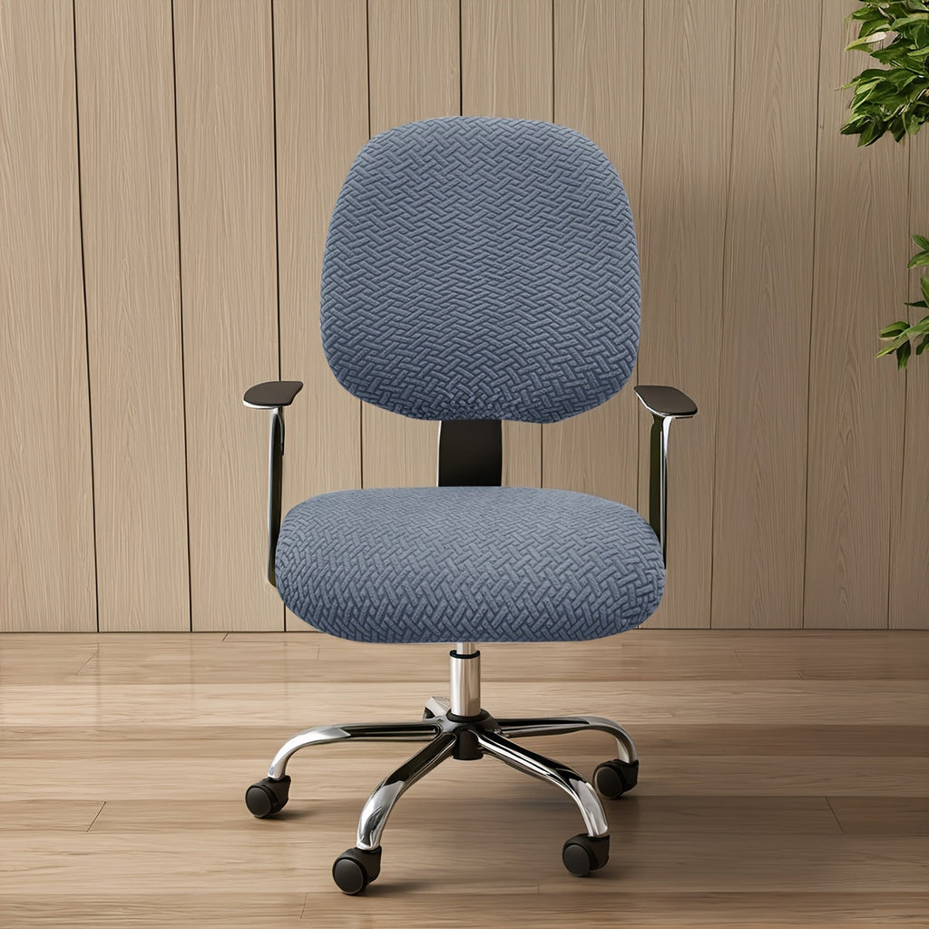 OfficeGuard Elastic Split Chair Back Cover Set For Clean Look