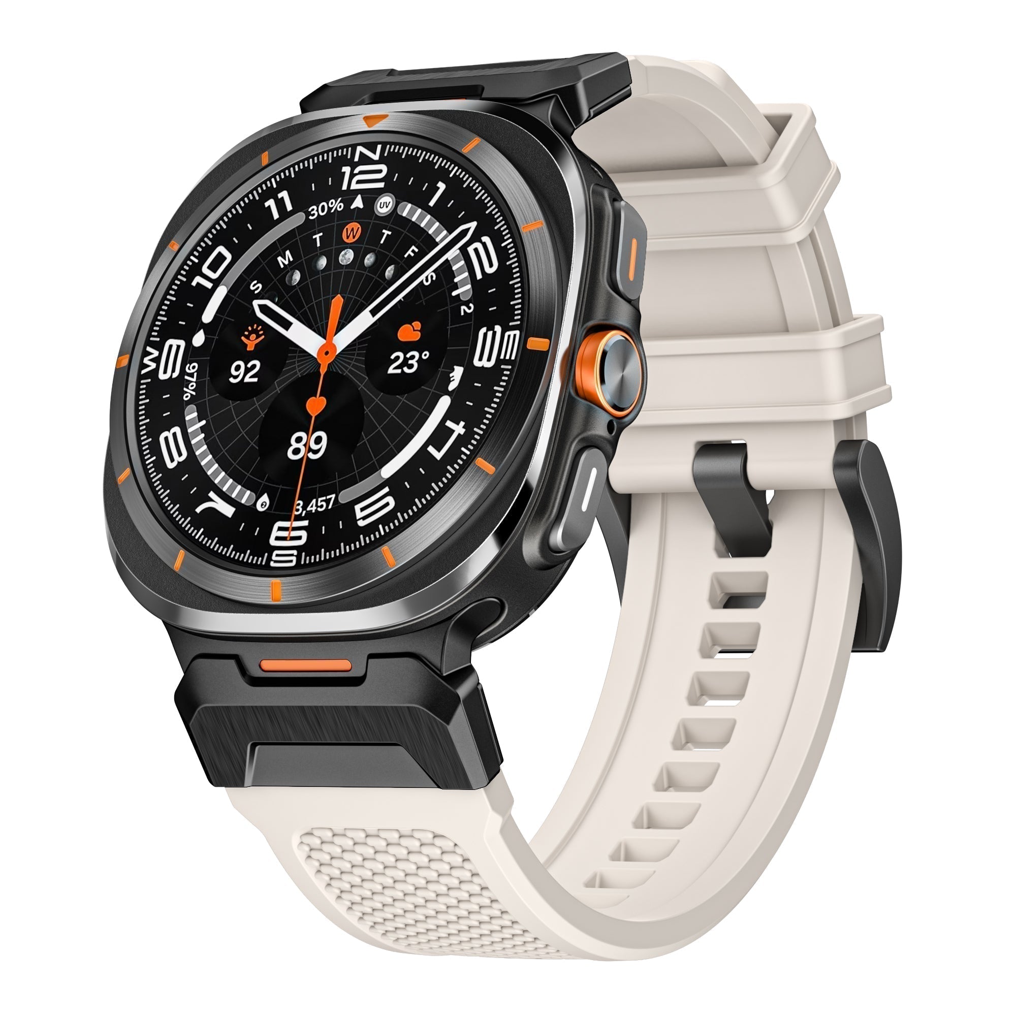AstraGuard FKM Kauçuk Kayış Galaxy Watch Ultra Premium İçin