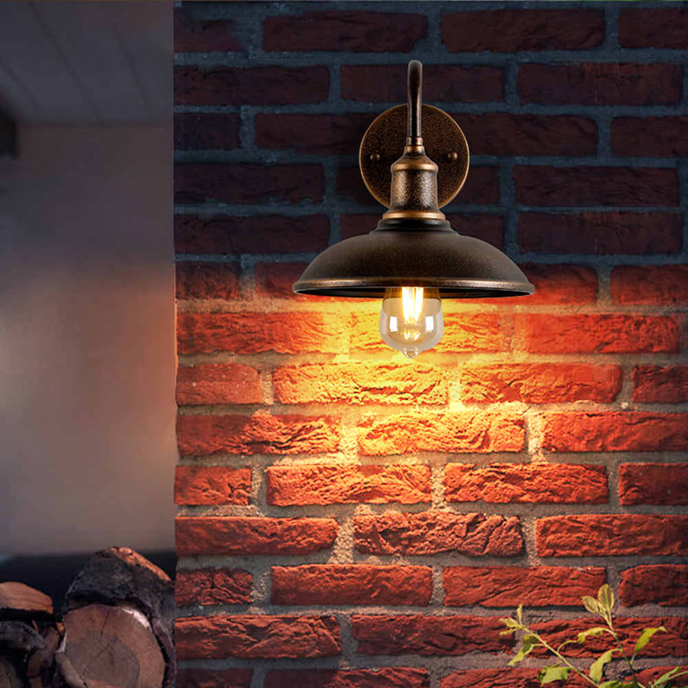 Willowcrest Weatherproof Exterior Wall Light For Warm LED Glow