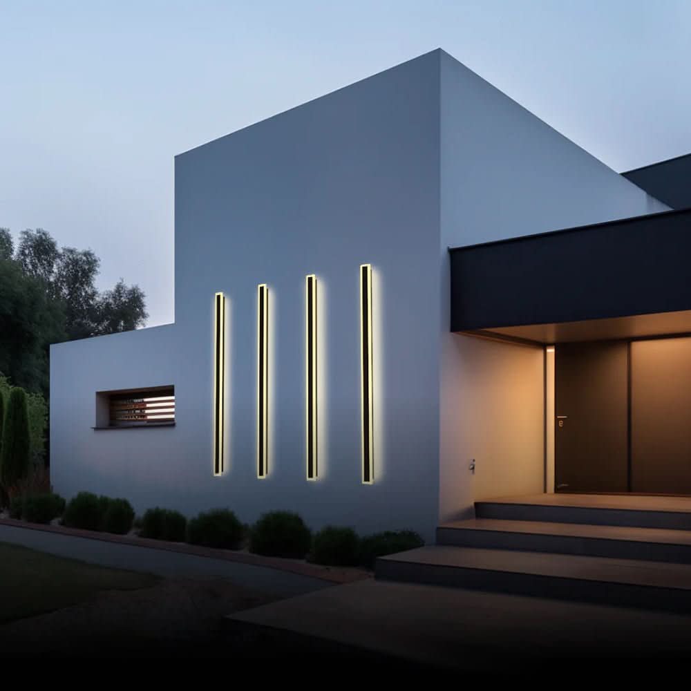 LumaNook Sleek Exterior Wall Light for Gardens and Balconies