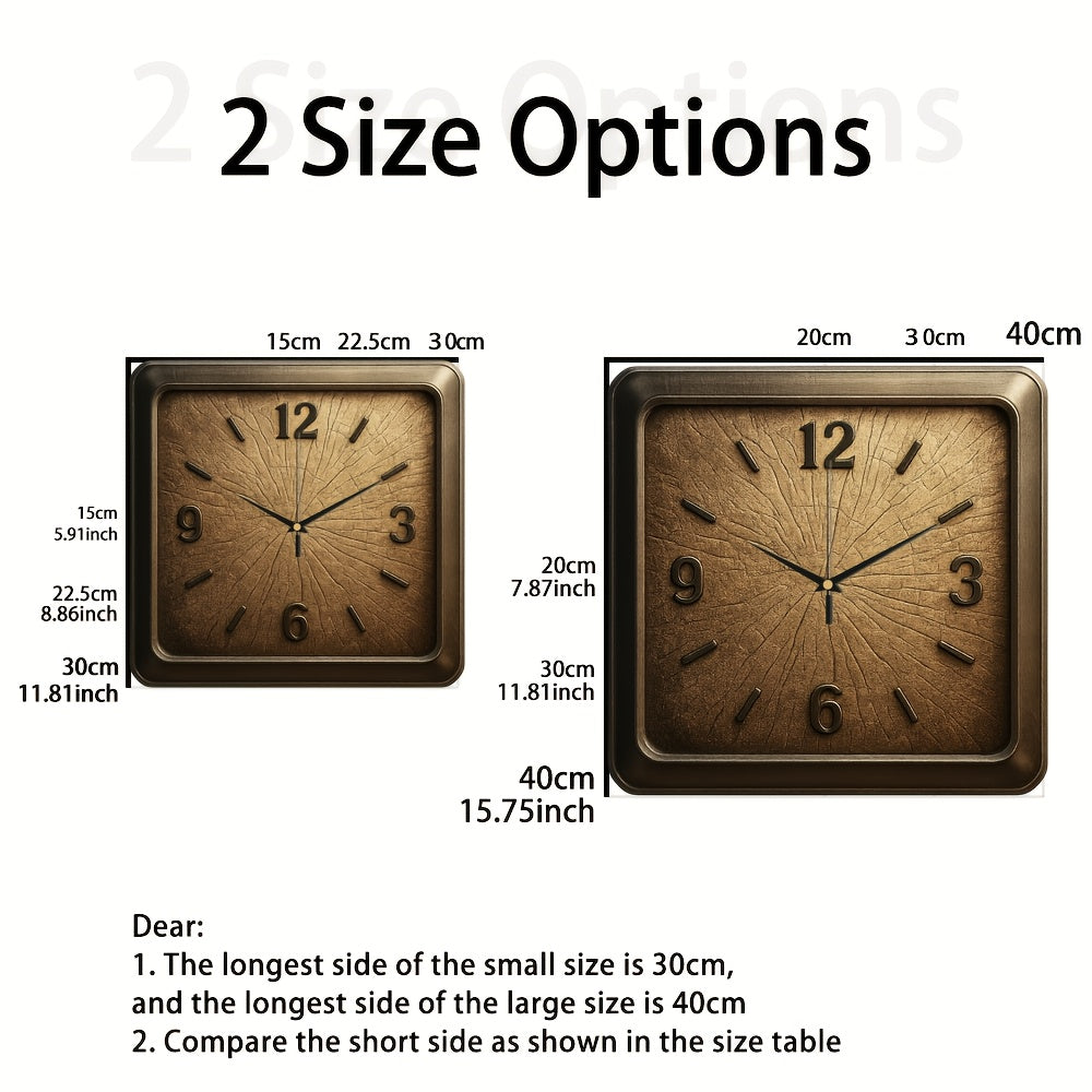 Woodtime Massivt Træ Minimalistisk Vægur