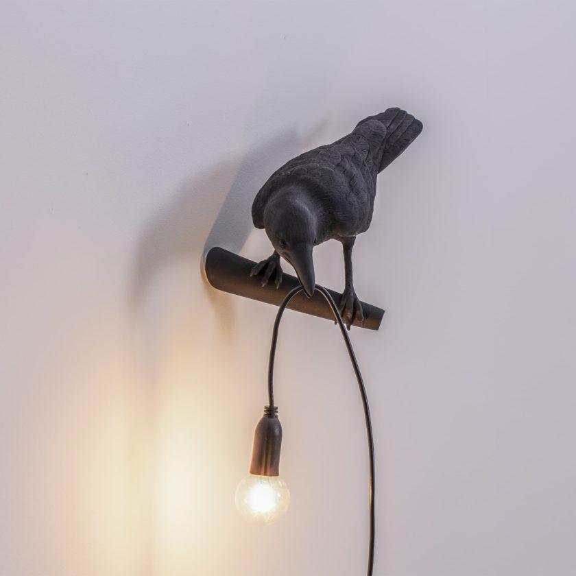 Vogelwandlamp voor woondecoratie met zacht sfeervol accentlicht