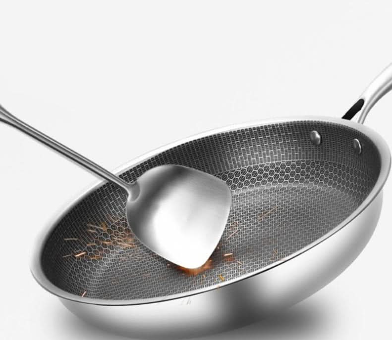 AuroraPro Everyday Nonstick Frying Pan With Stainless Steel Construction