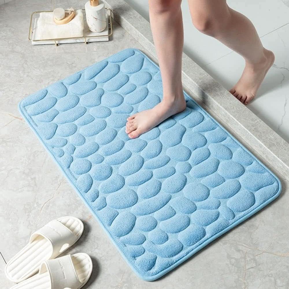 Alfombrilla de baño SereneStride ultra suave para secado rápido y comodidad diaria en el hogar