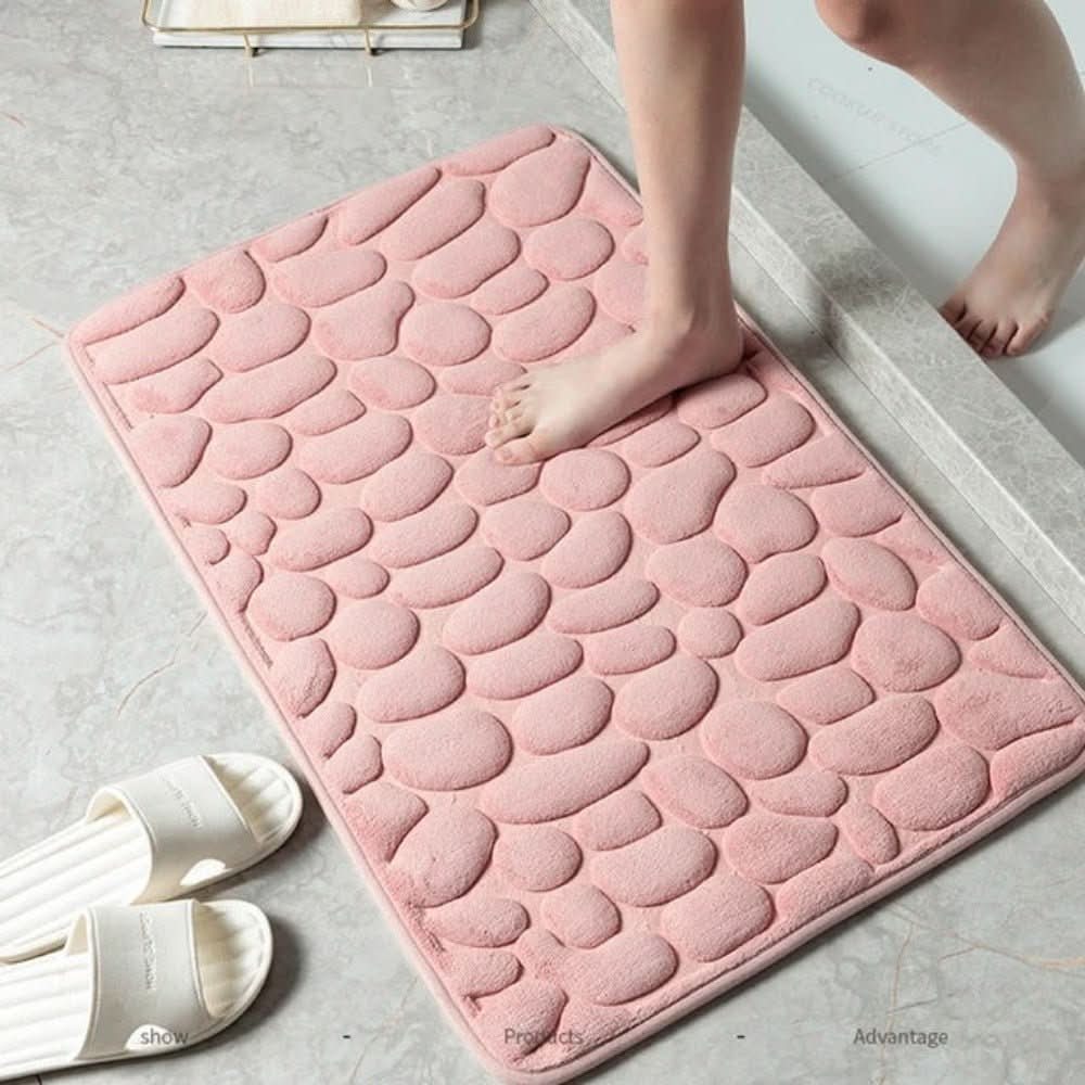 Alfombrilla de baño SereneStride ultra suave para secado rápido y comodidad diaria en el hogar