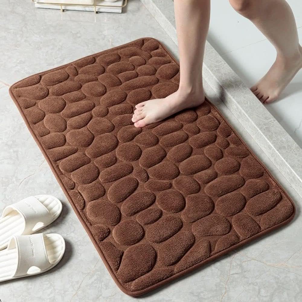 Alfombrilla de baño SereneStride ultra suave para secado rápido y comodidad diaria en el hogar