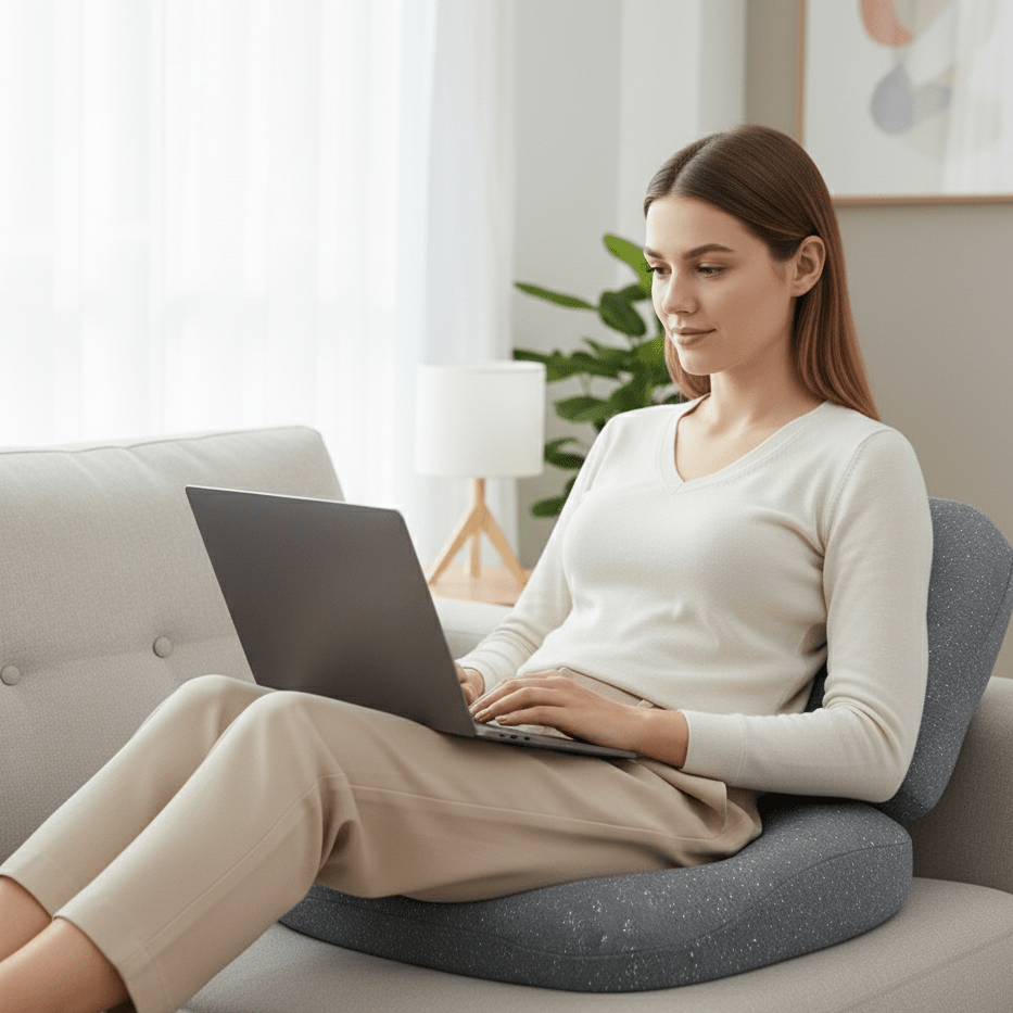 CoccyxEase Pro Series Komfortpude til ryg, haleben og hofte