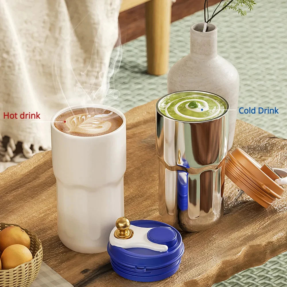 ThermoSip Compact Insulated Cup For Coffee On The Go