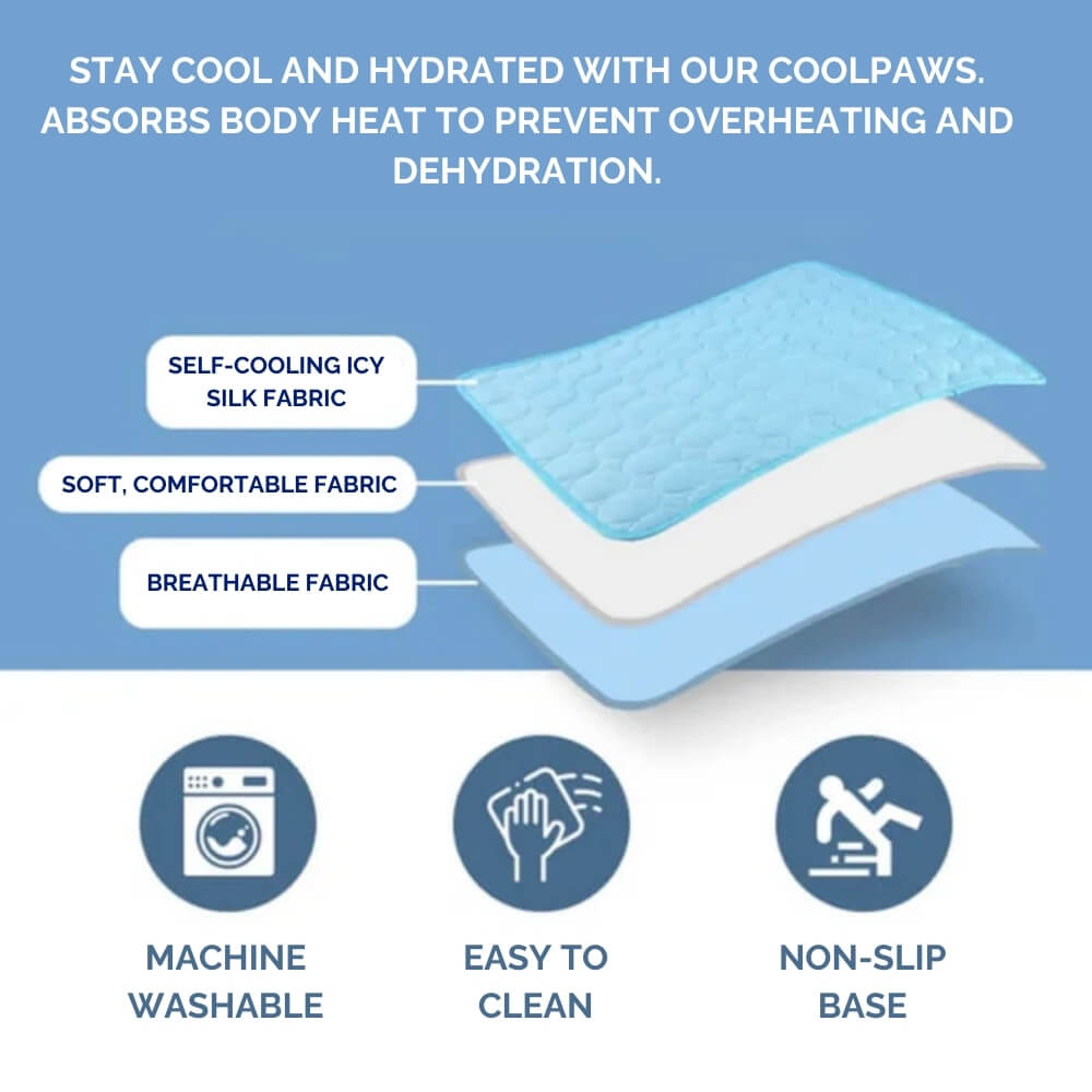 CoolPaws Portable Cooling Mat For Dogs Indoor And Outdoor Use