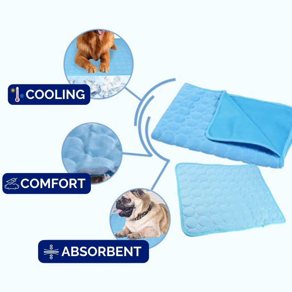 CoolPaws Portable Cooling Mat For Dogs Indoor And Outdoor Use