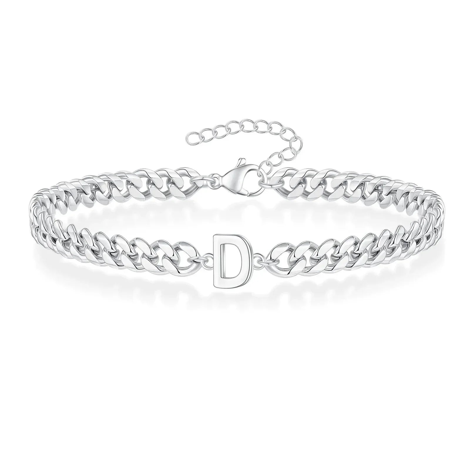 Cuban Link-armbånd til par med initialer