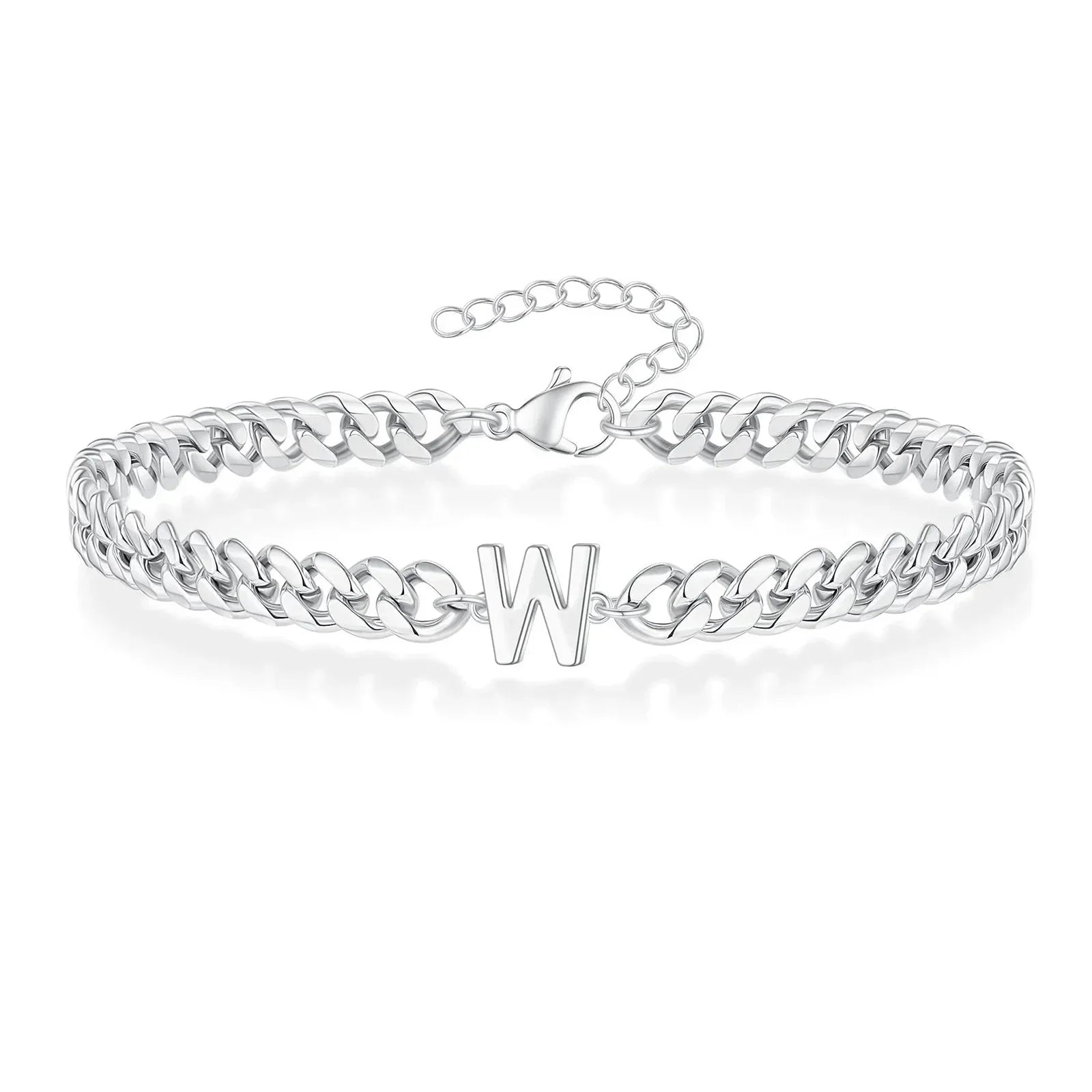 Cuban Link-armbånd til par med initialer