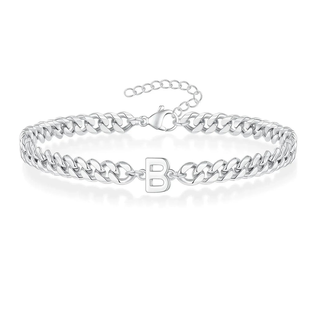 Cuban Link-armbånd til par med initialer