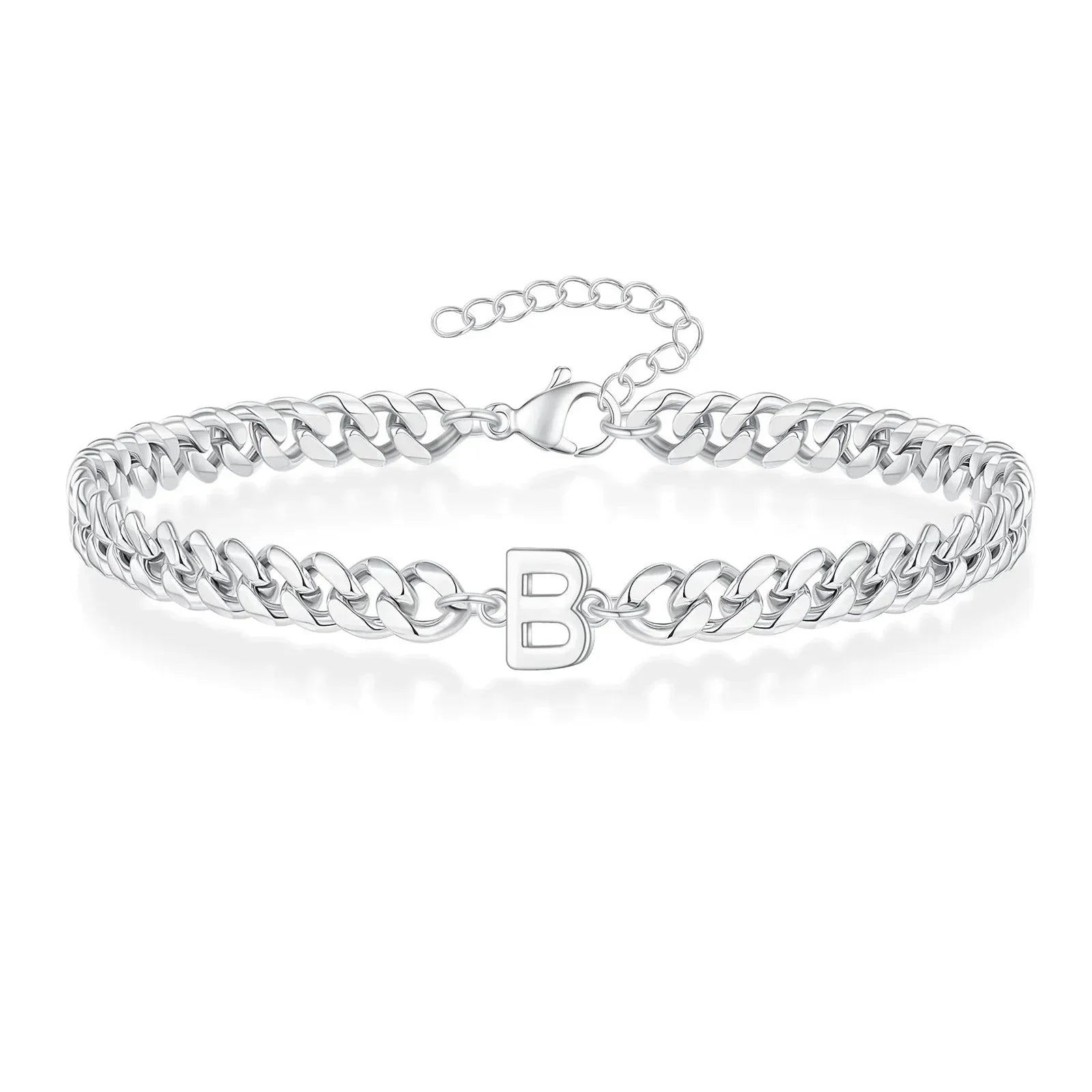 Cuban Link-armbånd til par med initialer