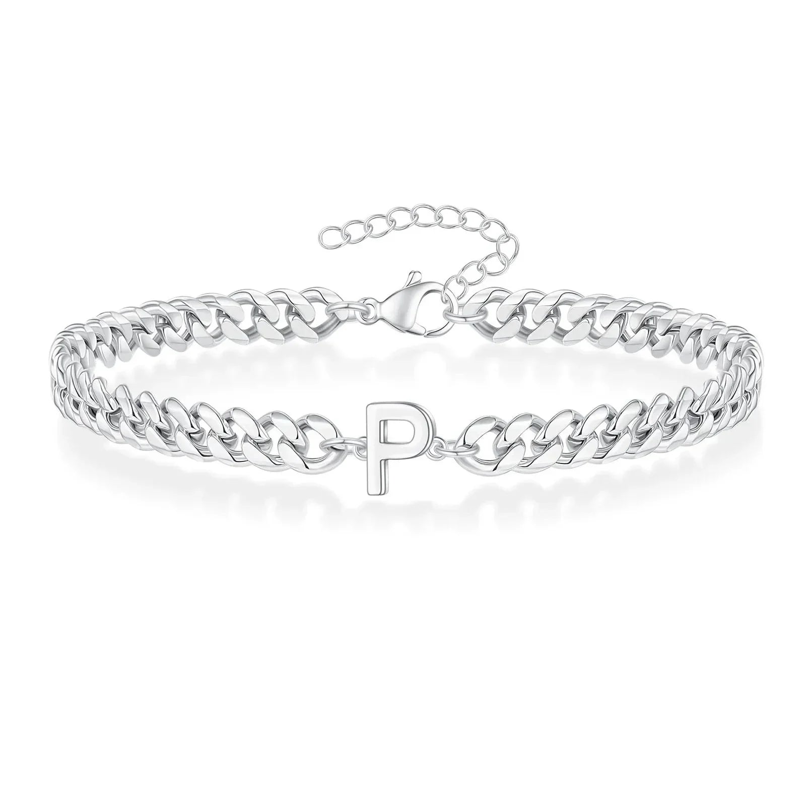 Cuban Link-armbånd til par med initialer