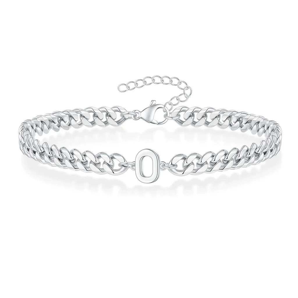 Cuban Link-armbånd til par med initialer