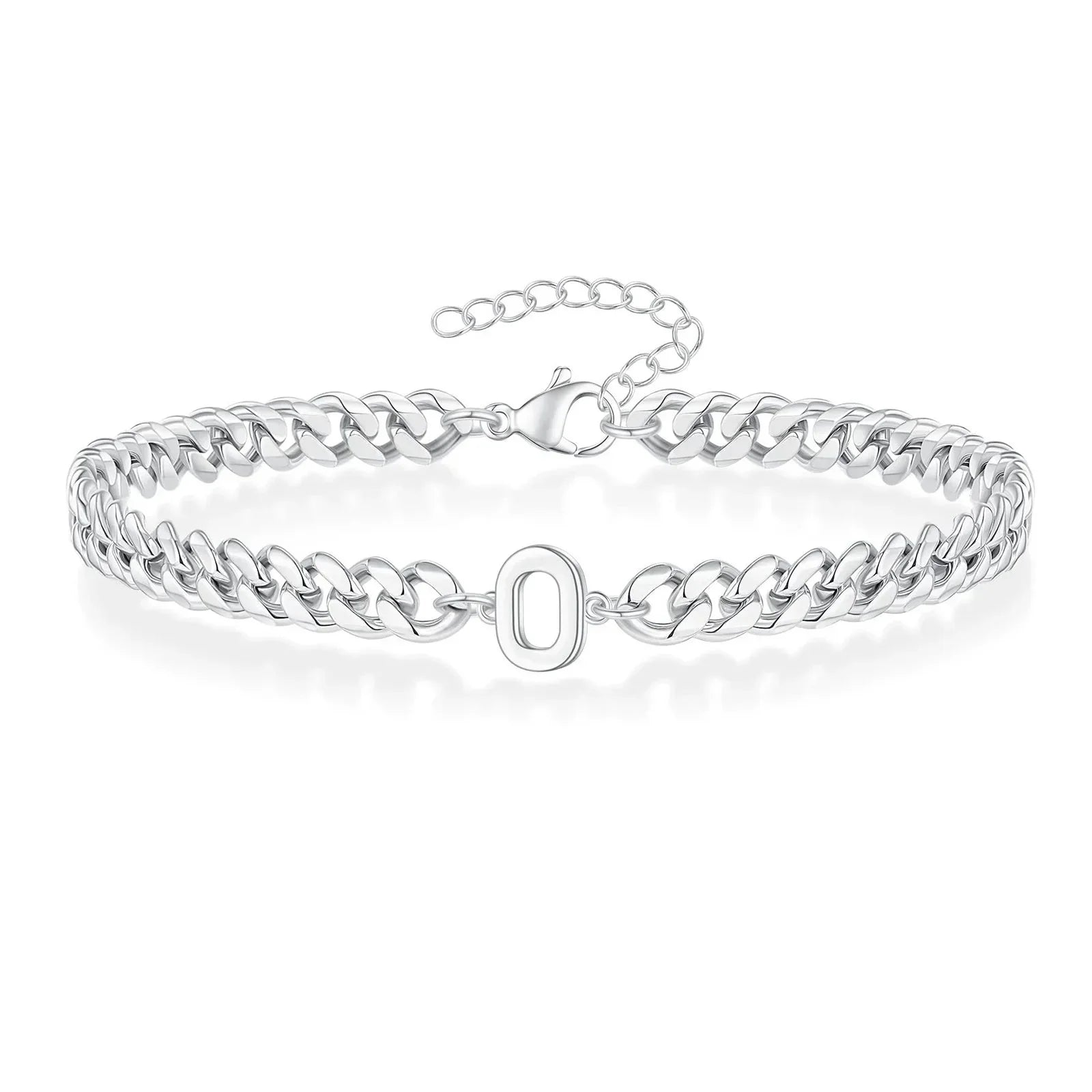 Cuban Link-armbånd til par med initialer