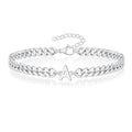 Cuban Link-armbånd til par med initialer